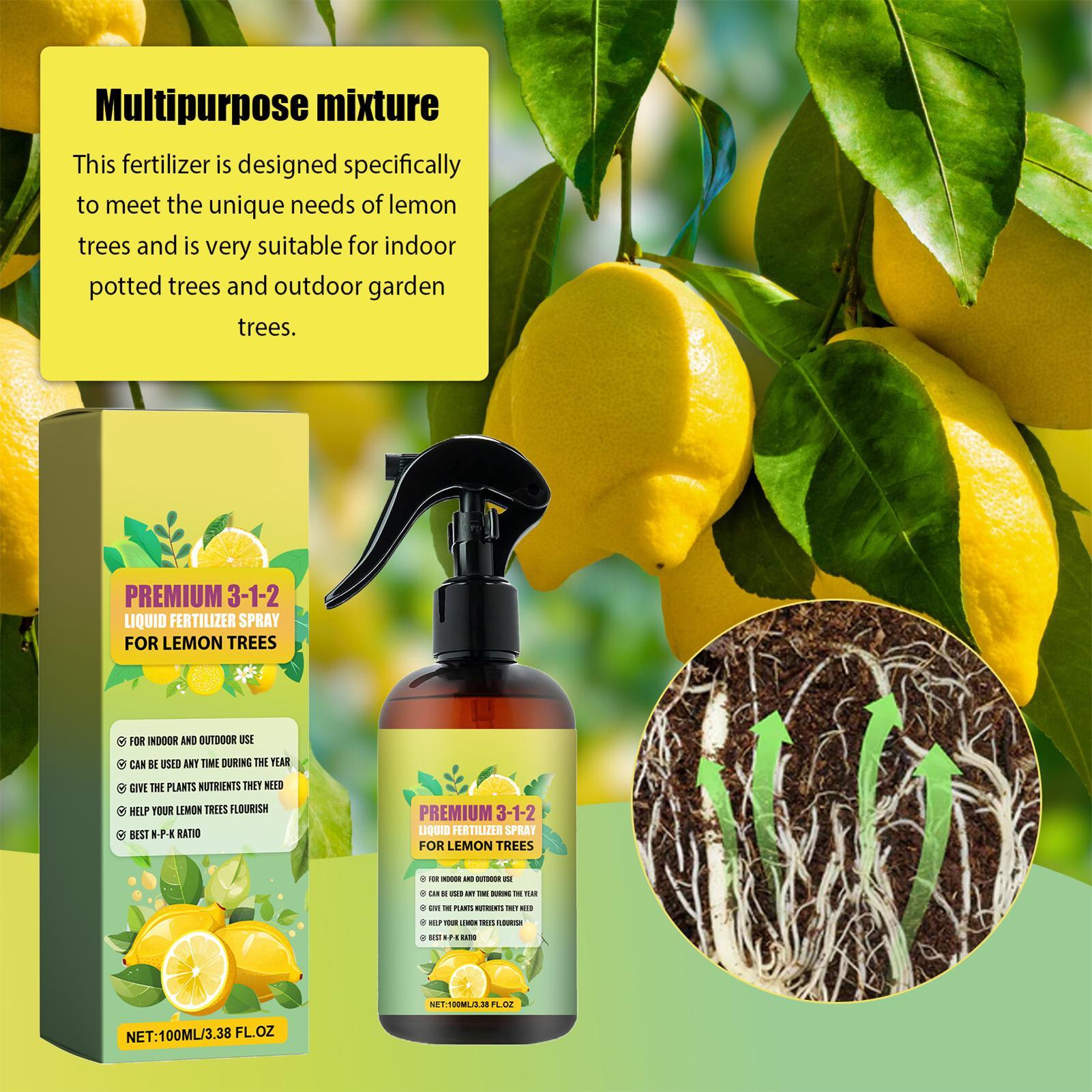 Liquid Fertilizer All In - 100ml Biologische Vloeibare Meststof Citroenboombladeren Groeispray