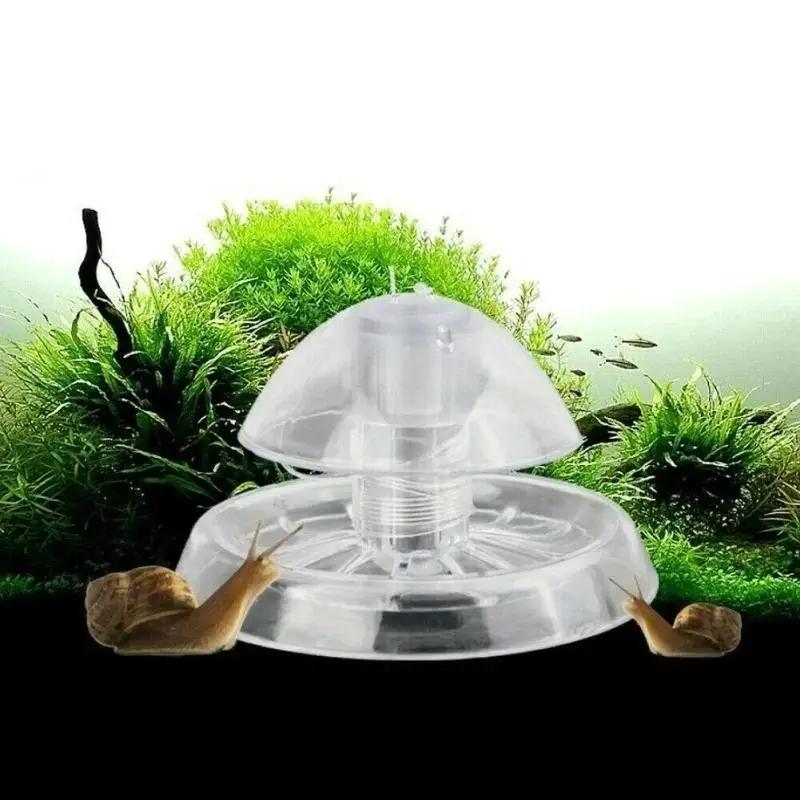 Aquarium Plant Delivery - 2026 Nieuwe 6/8CM Transparante Plastic Slakkenval