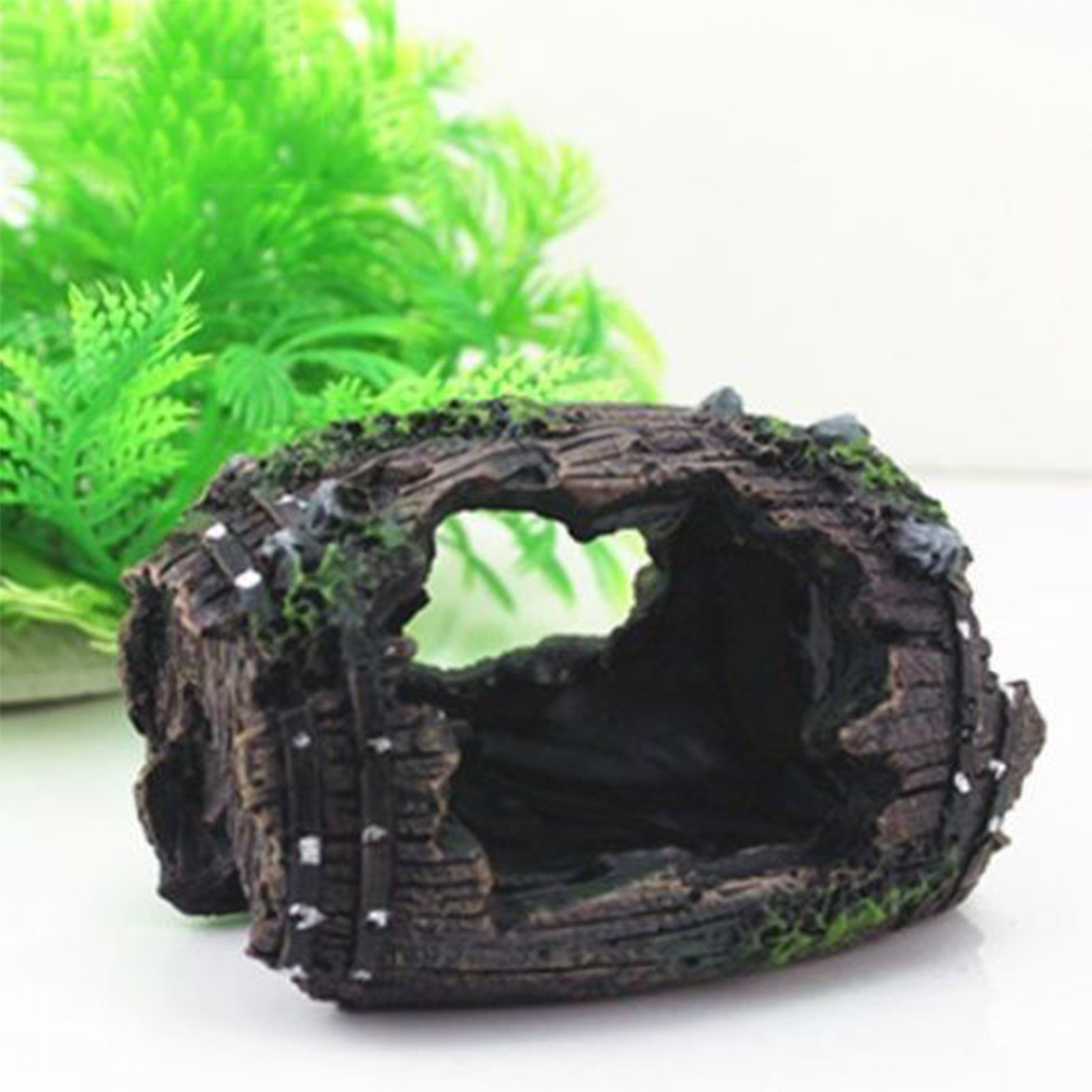Planted Aquarium Media - Aquariumornament Holle Gat Boomstam Tunnel Grot
