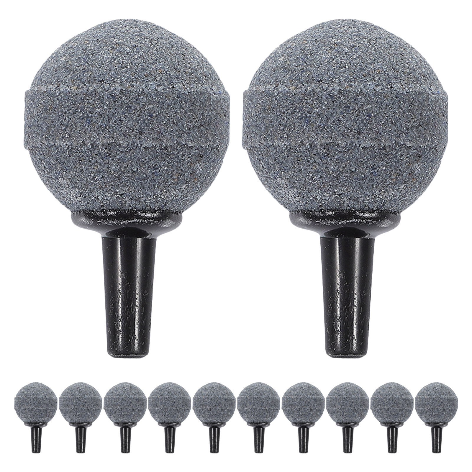 Planted Aquarium Care - 12 stuks Aquarium Luchtsteen Belletjes Diffuser,