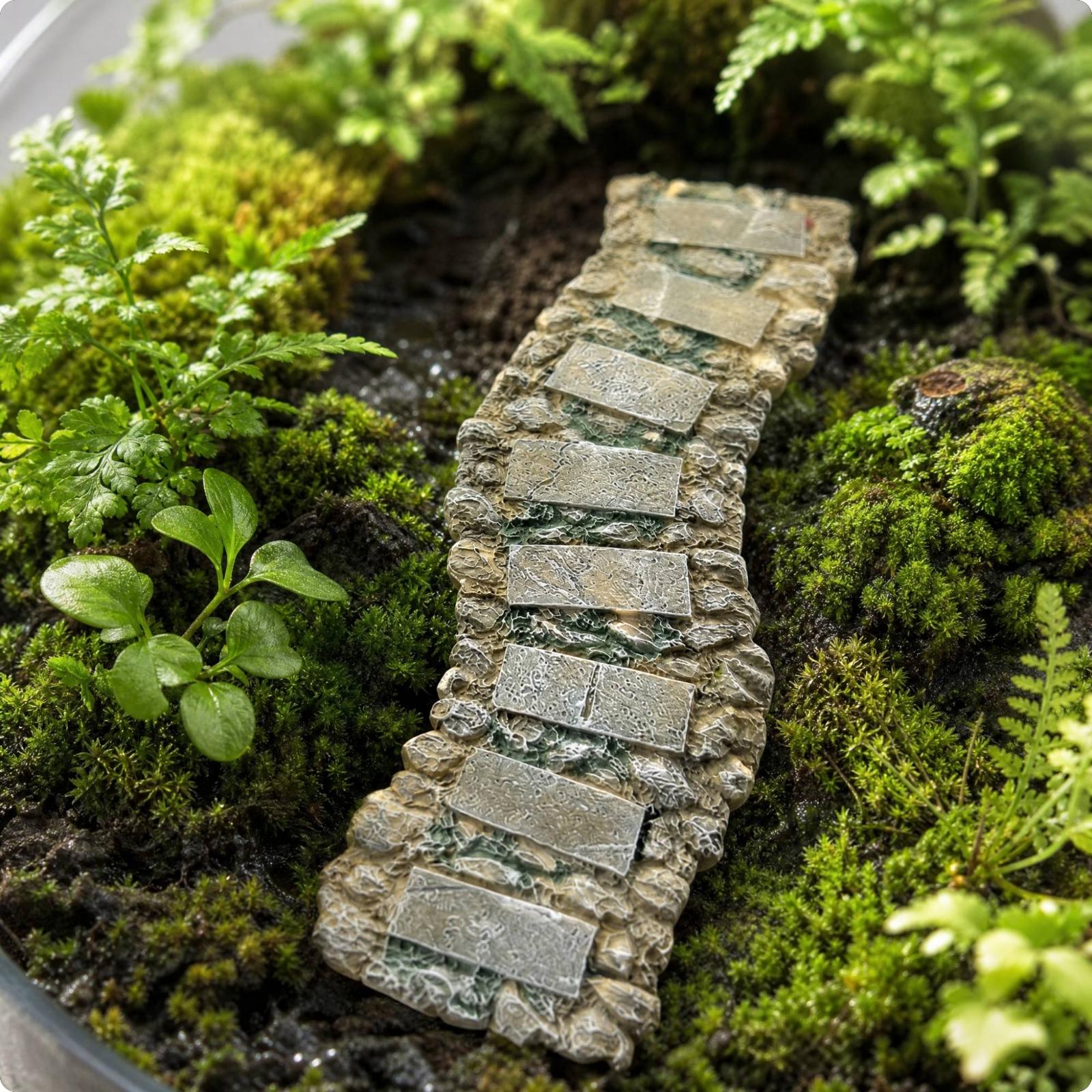 Miniatuur stenen pad hars plan - Aquarium Planted Set Up recensie en prijs