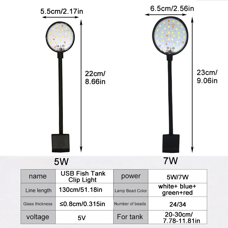 USB Aquarium LED-lamp Aquarium - Aquarium Plant Delivery recensie en prijs