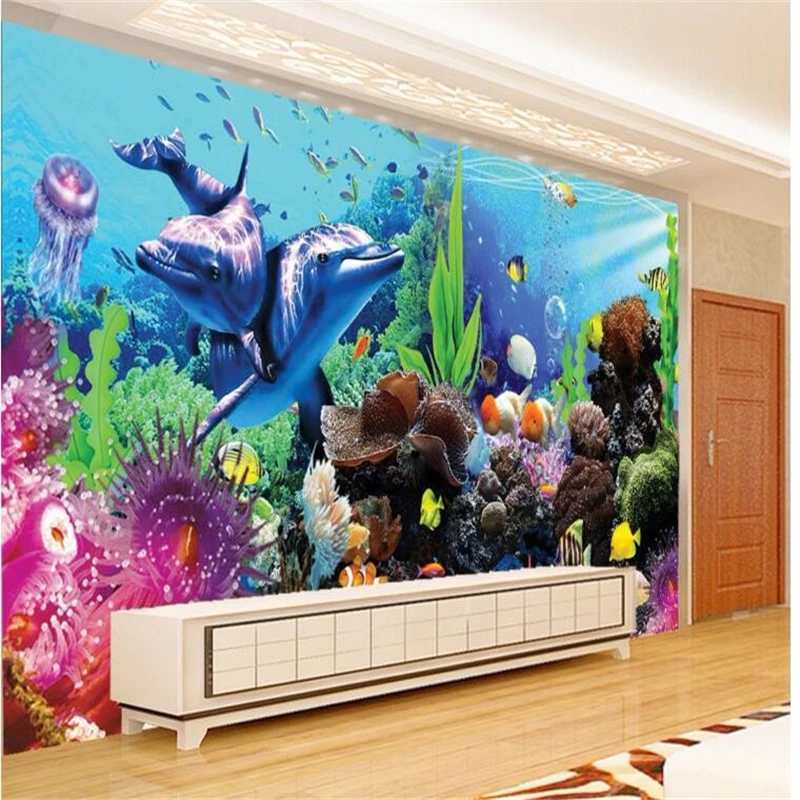 Beibehang custom tereo tropisc - Planted Aquarium Wallpaper recensie en prijs