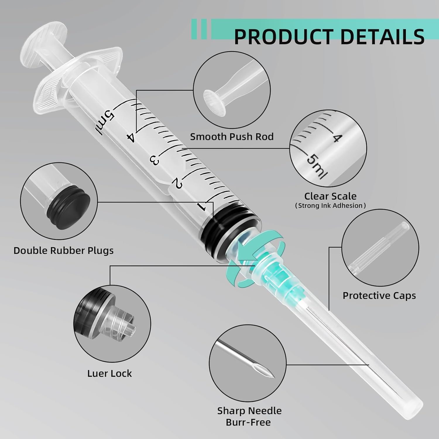 5 ml Luer Lock-spuit, geschikt - Aquarium Plant Delivery recensie en prijs